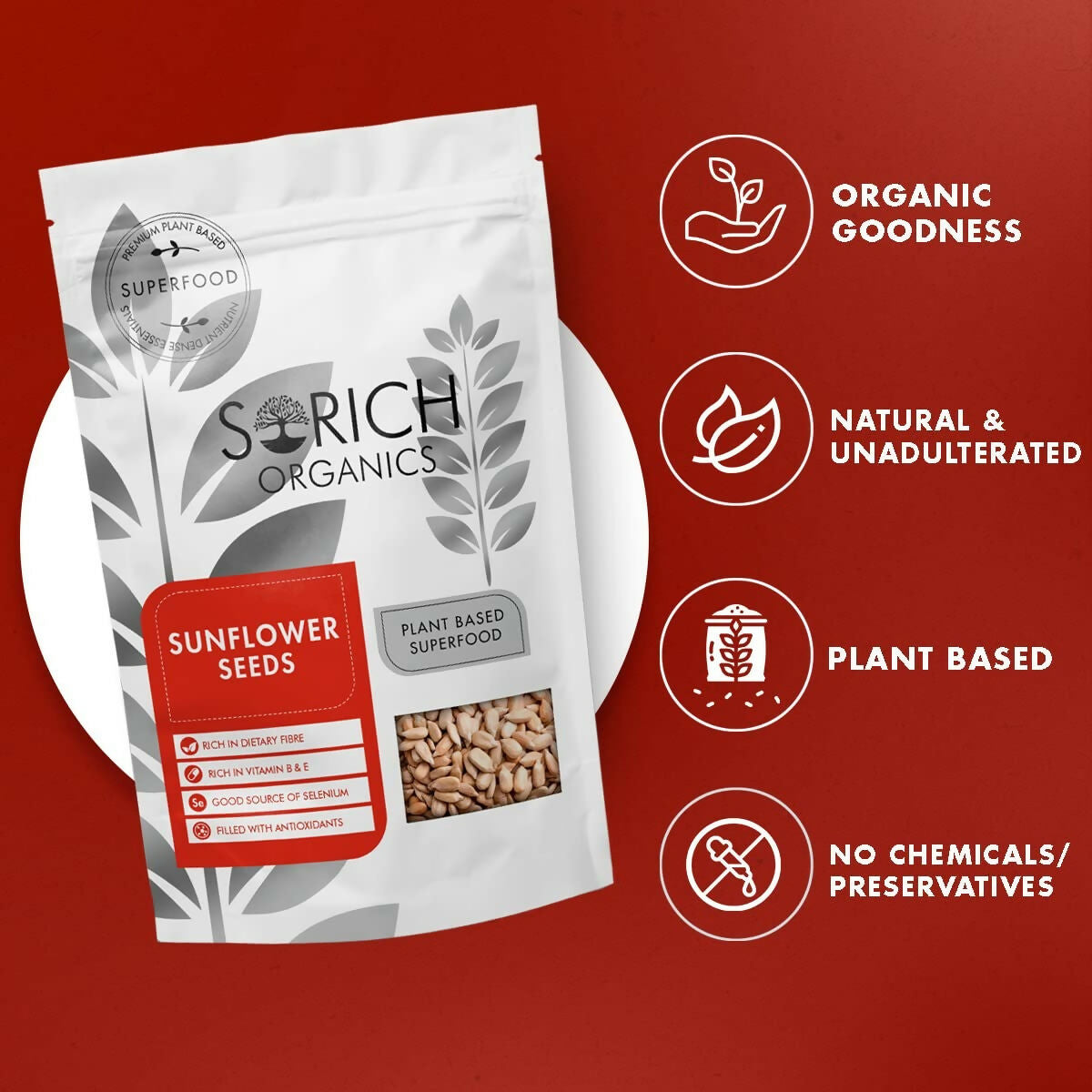 Sorich Organics Raw USDA Organic Sunflower Seeds - Grab2buy