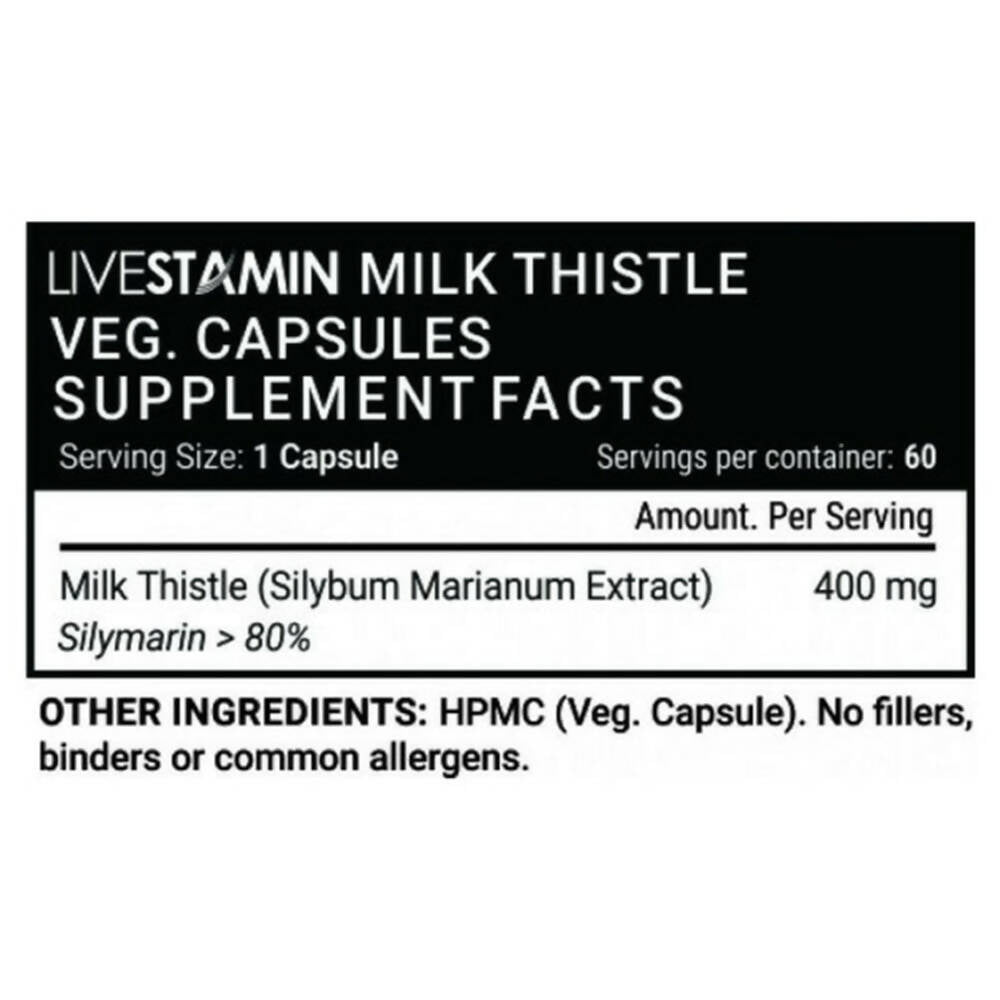 Livestamin Milk Thistle Capsules - Grab2buy