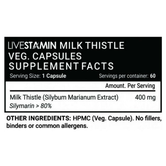 Livestamin Milk Thistle Capsules - Grab2buy