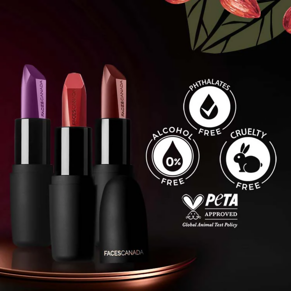 Faces Canada Weightless Matte Finish Lipstick - Blazing Blush 20