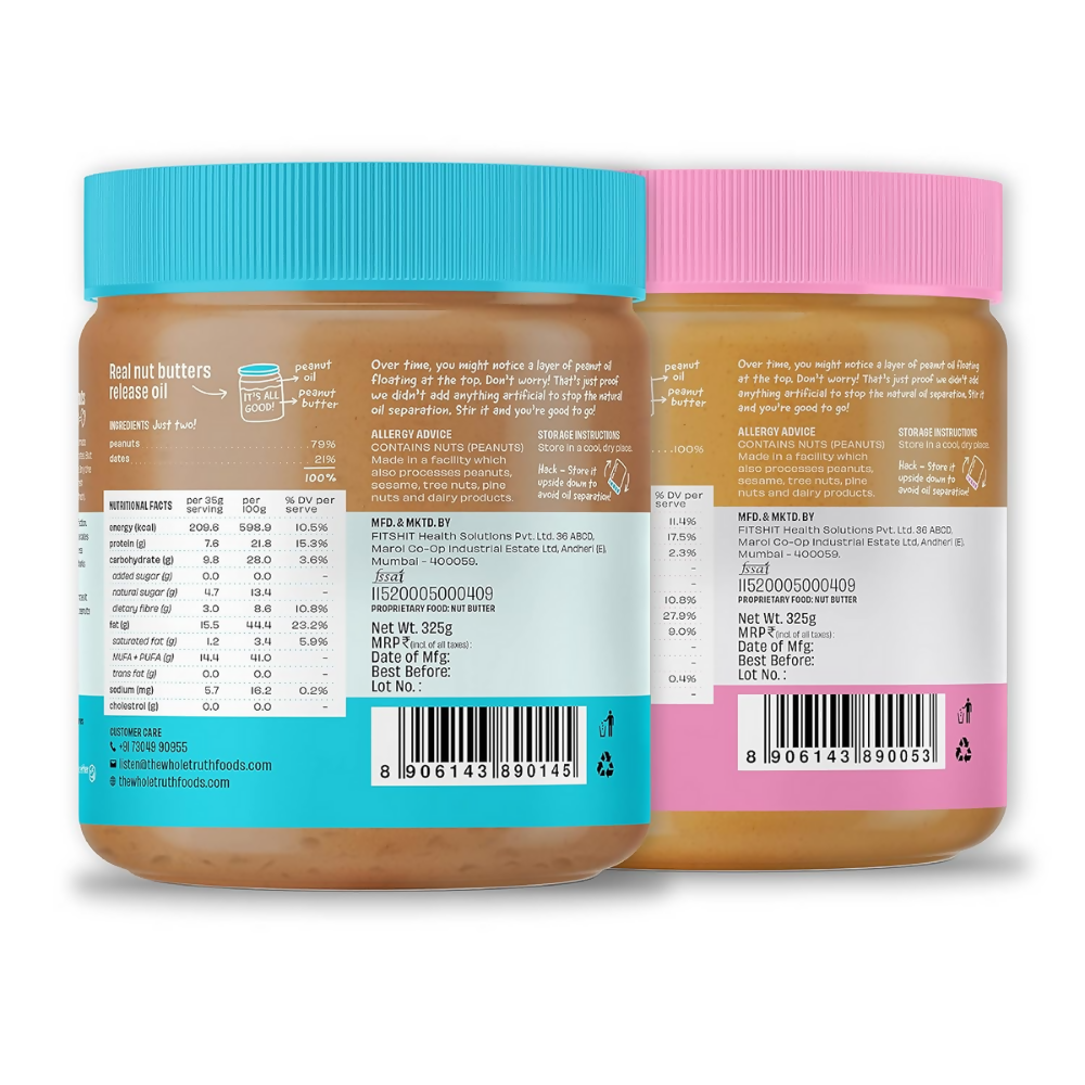 The Whole Truth Peanut Butter - Crunchy  Grab2Buy The Whole Truth Grab2Buy