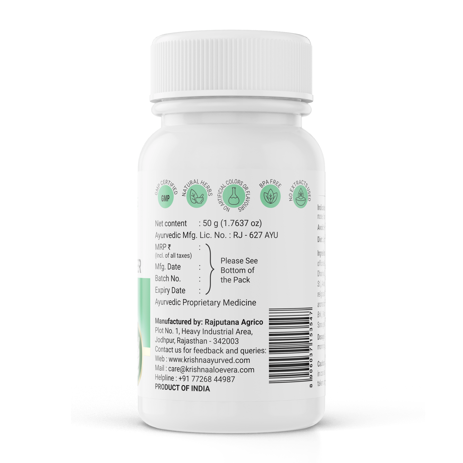 Krishna'S Herbal & Ayurveda Najlant Powder 