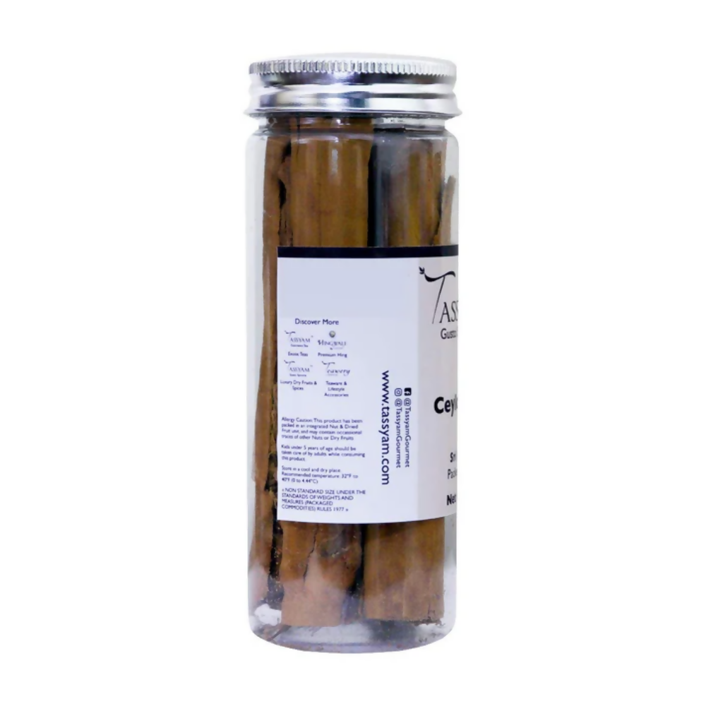 Tassyam Organics Premium Ceylon Cinnamon Sticks