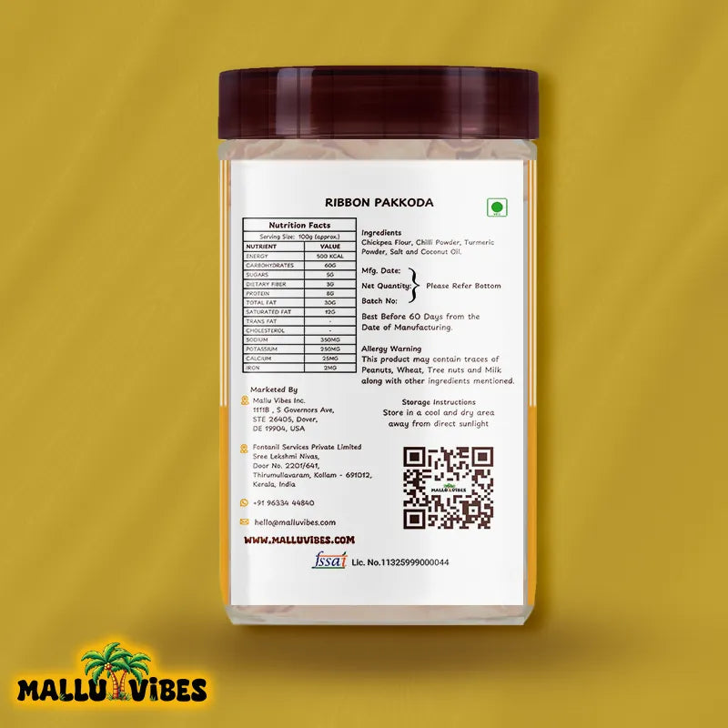 Mallu Vibes Ribbon Pakkoda Mallu Vibes