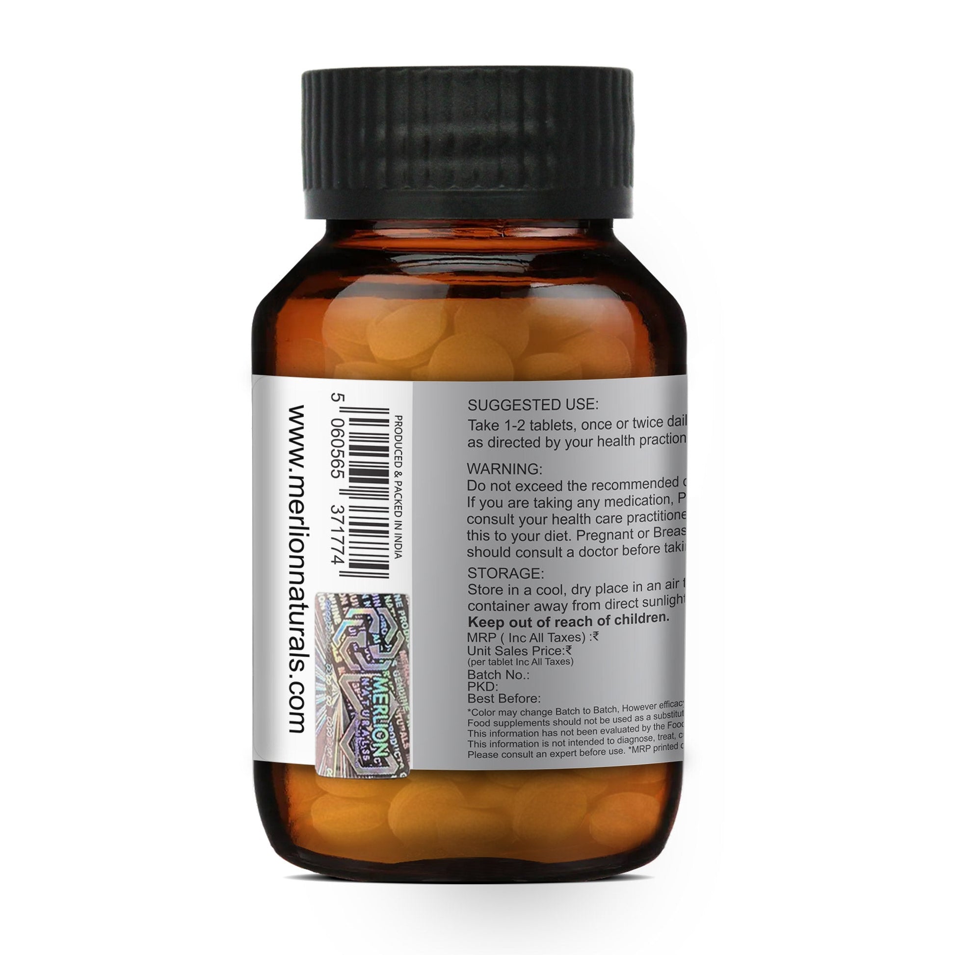 Merlion Naturals Baheda 500mg Tablets 