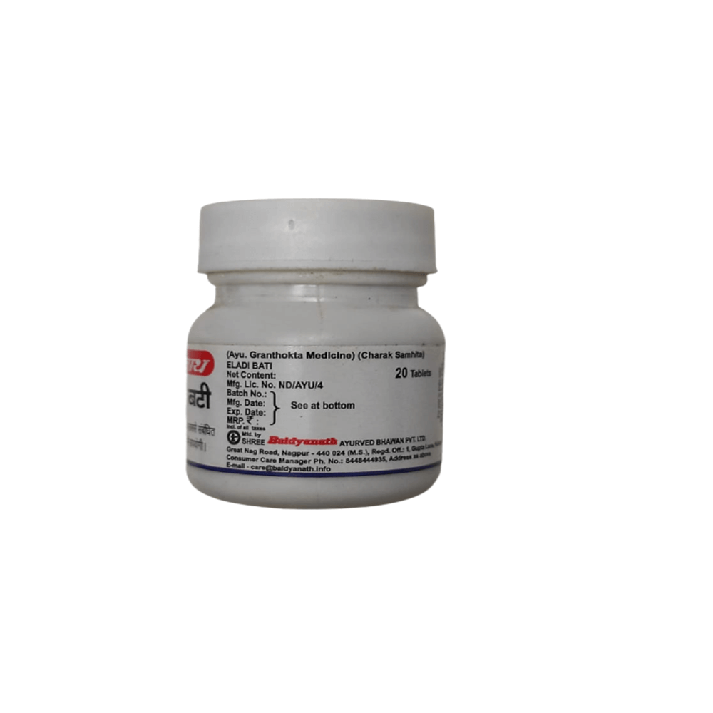 Baidyanath Eladi Bati - 20Tablets 