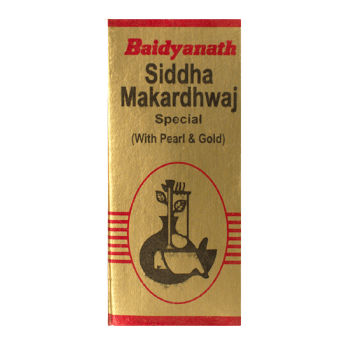 Baidyanath Siddha Makardhwaj ( with pearl and gold ) - Grab2buy
