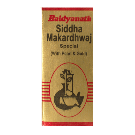 Baidyanath Siddha Makardhwaj ( with pearl and gold ) - Grab2buy