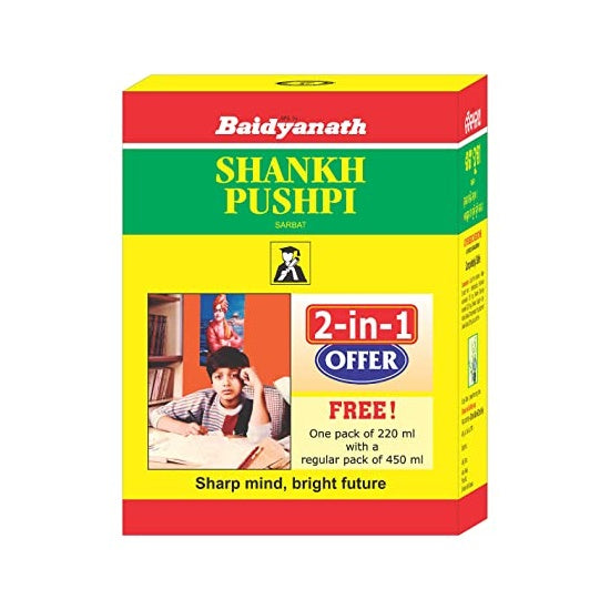 Baidyanath Shankhapushpi Sharbat - 450 ml 