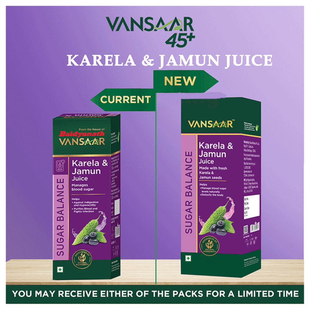 Vansaar Karela Jamun Juice - Swadesiicart