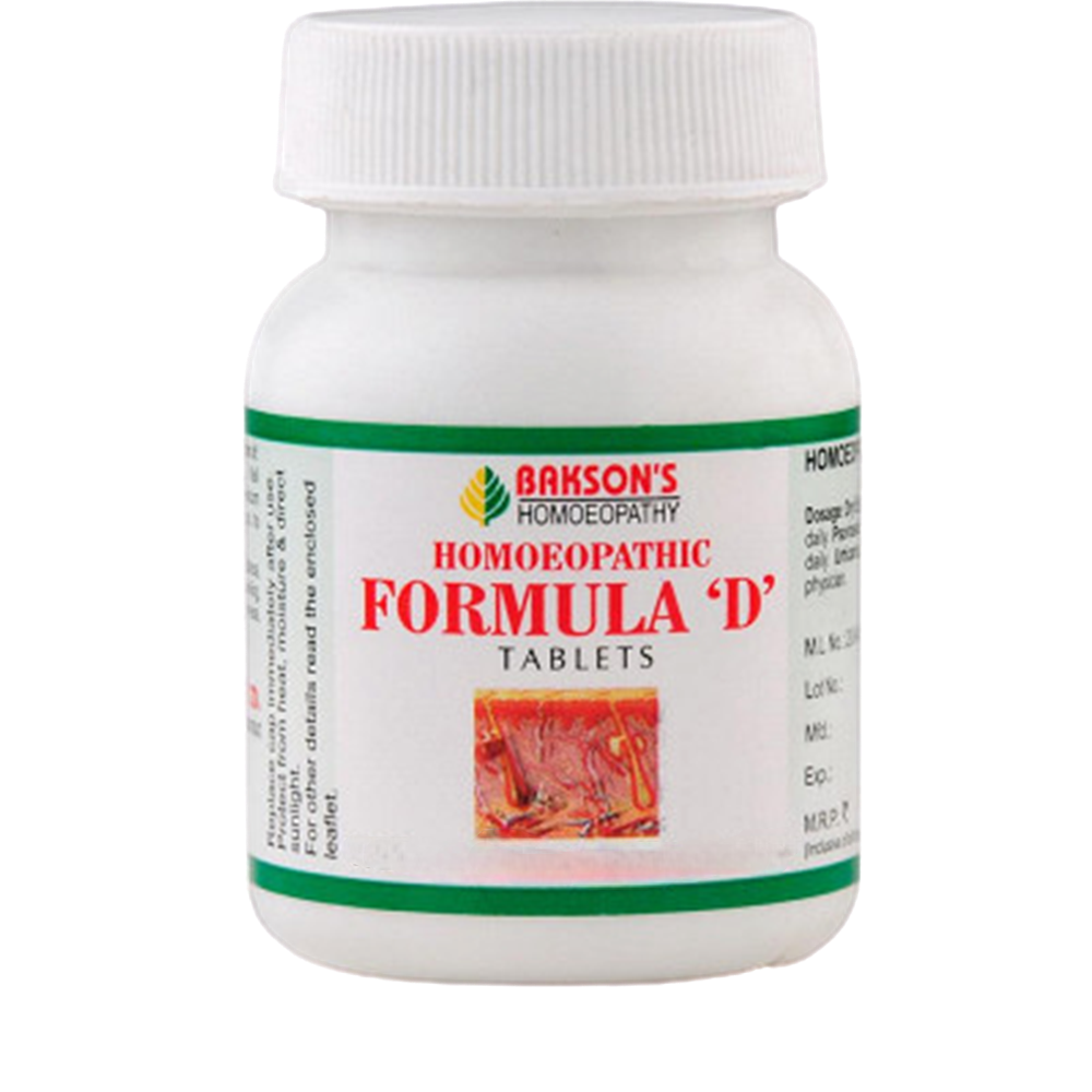 Bakson's Homoeopathic Formula D Tablet 