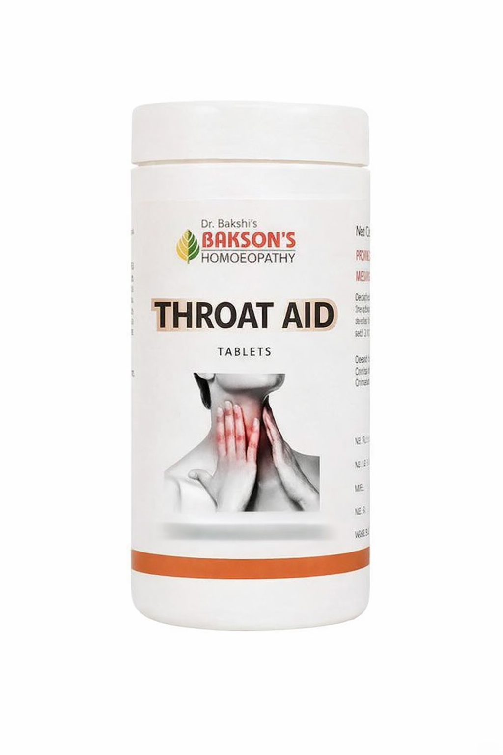 Bakson's Homeopathy Throat Aid Tablets 