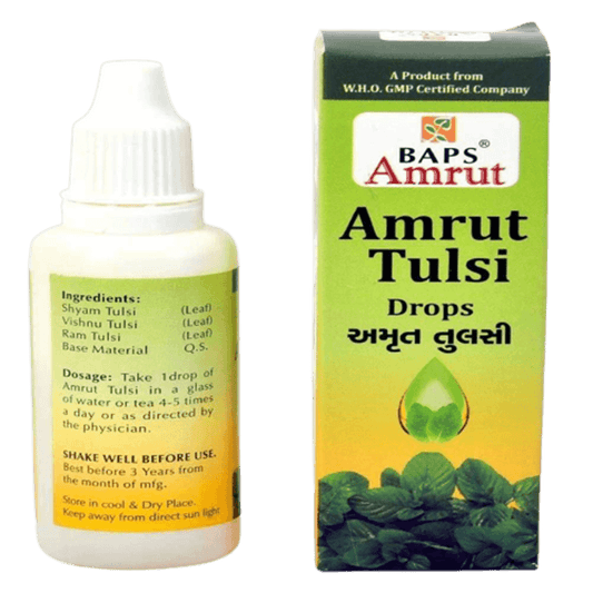 Baps Amrut Amrut Tulsi Drops Ingredients