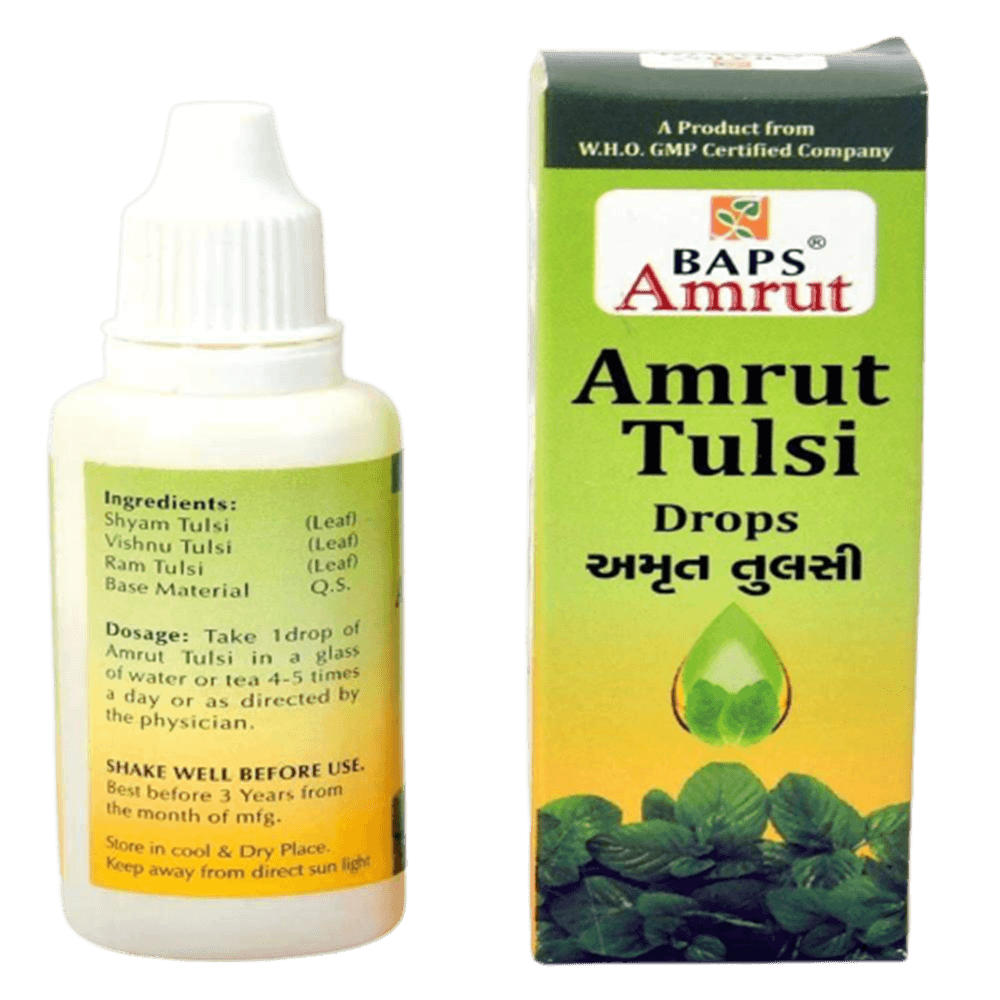 Baps Amrut Amrut Tulsi Drops - Limited Time Offer 