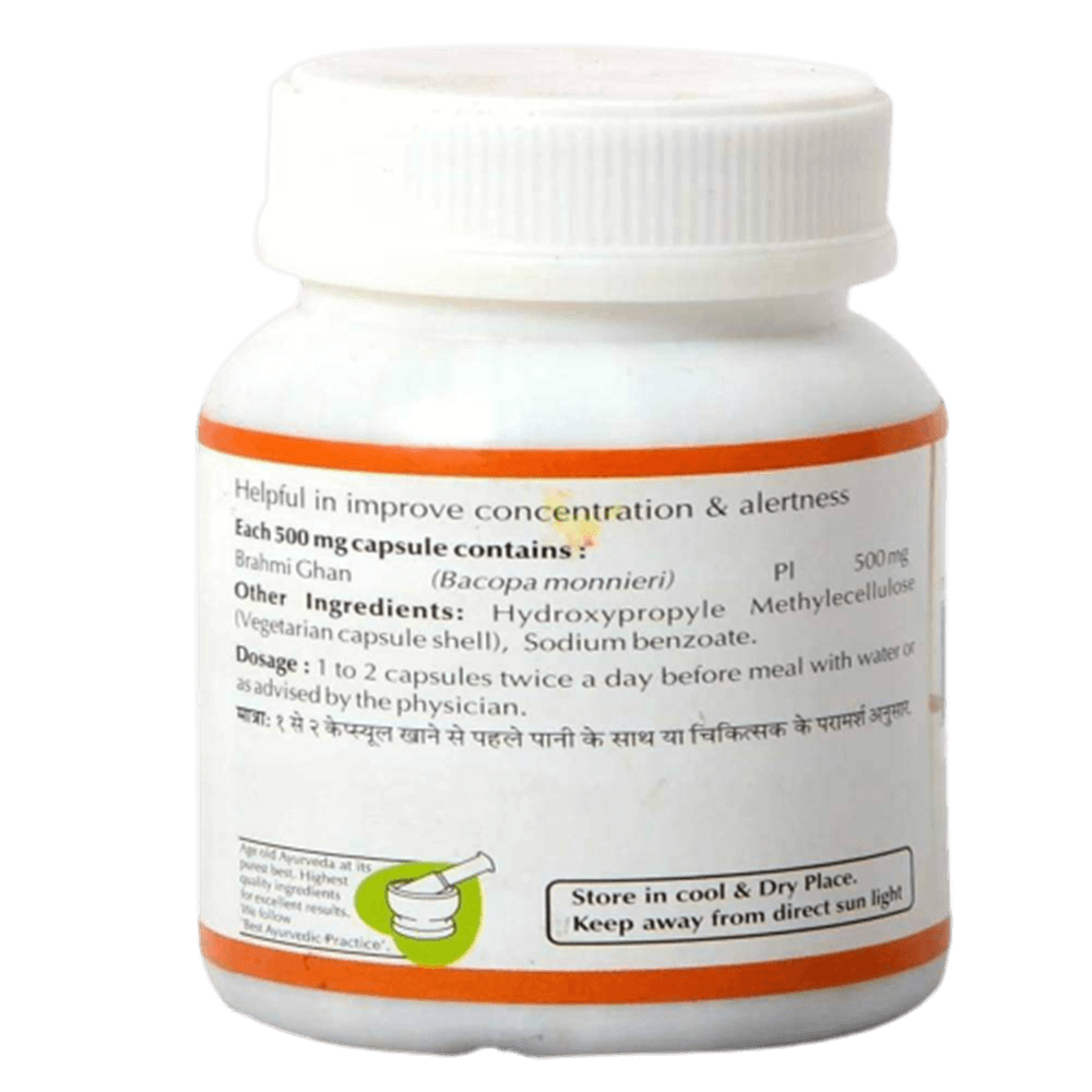 Baps Amrut Brahmi Ghan Capsules Ingredients