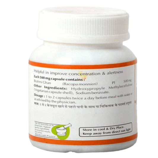 Baps Amrut Brahmi Ghan Capsules Ingredients