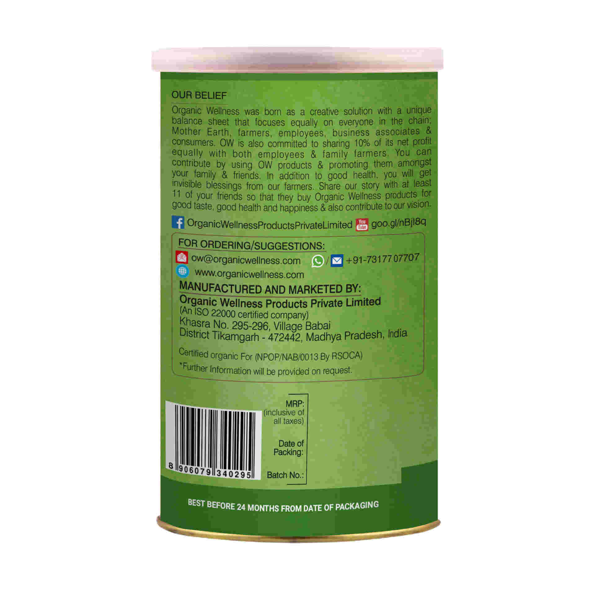 Organic Wellness Basil Seeds 