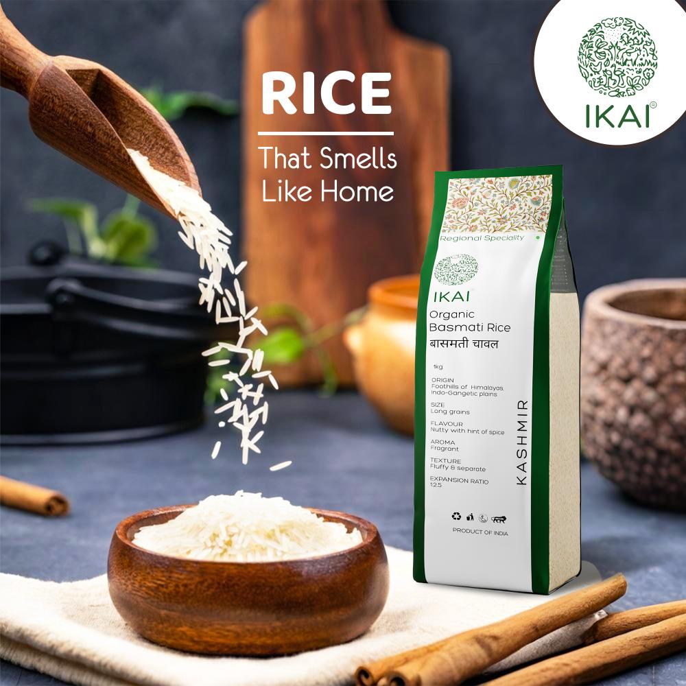 IKAI Organic Basmati Rice (Long Grain) 