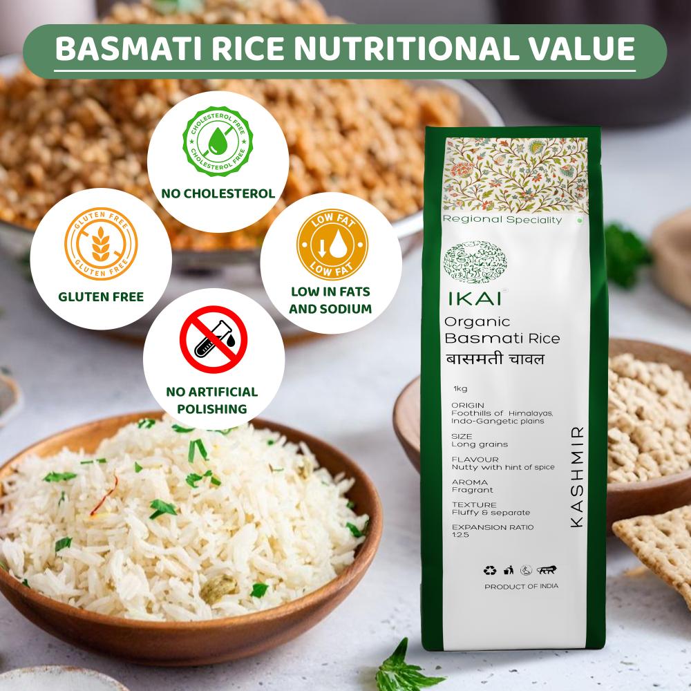 IKAI Organic Basmati Rice (Long Grain) 