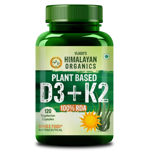 Himalayan Organics Vlado’s Plant Based 600iU Supplement Vitamin D3 + K2 