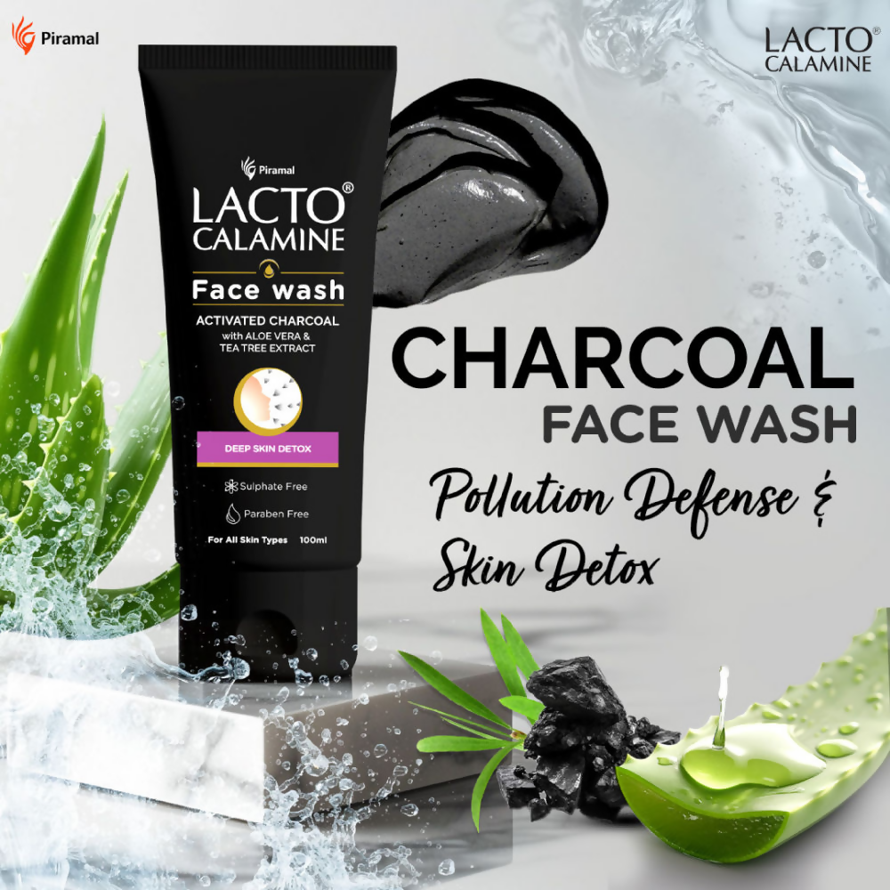 Lacto Calamine Activated Charcoal Face Wash 