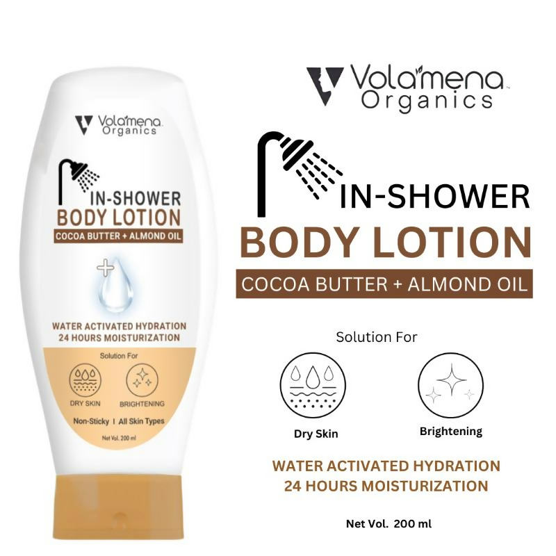 Volamena Cocoa + Almond In-Shower Body Lotion With Shea Butter  Grab2Buy Volamena Grab2Buy