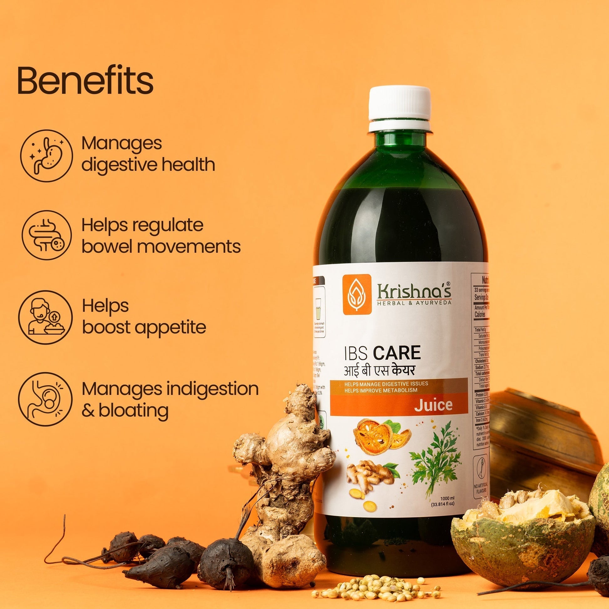 Krishna'S Herbal & Ayurveda Ibs Care Juice 