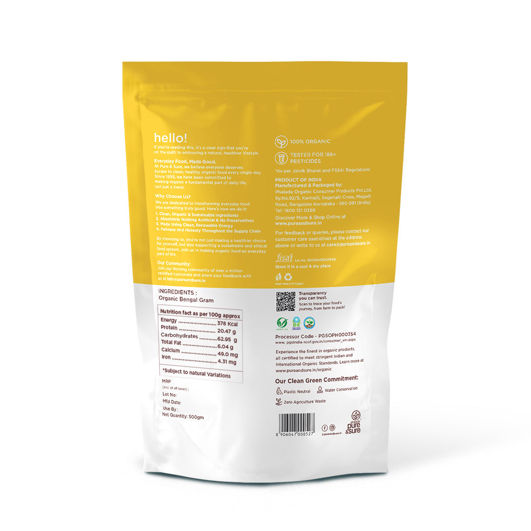 Pure & Sure Organic Bengal Gram