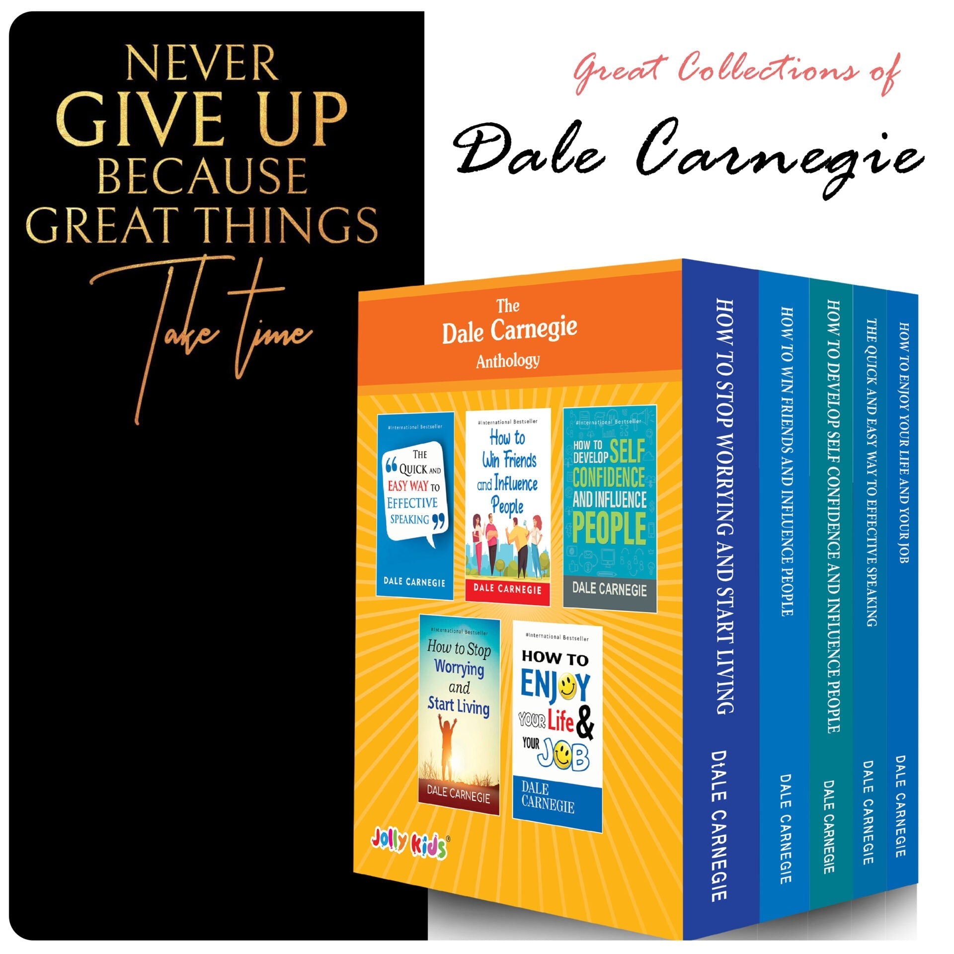 The Best Books of Dale Garnegie (Set of 5) - How To Enjoy Your, Develop Self Confidence, Influence People and Many More  Grab2Buy Sheth Books Grab2Buy
