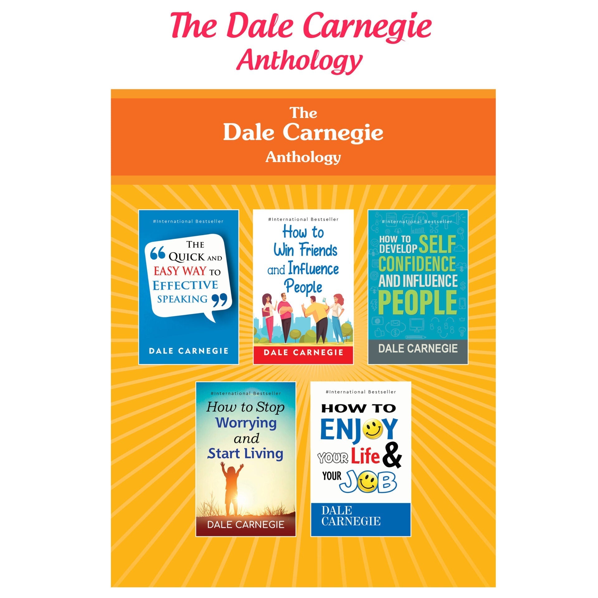 The Best Books of Dale Garnegie (Set of 5) - How To Enjoy Your, Develop Self Confidence, Influence People and Many More  Grab2Buy Sheth Books Grab2Buy