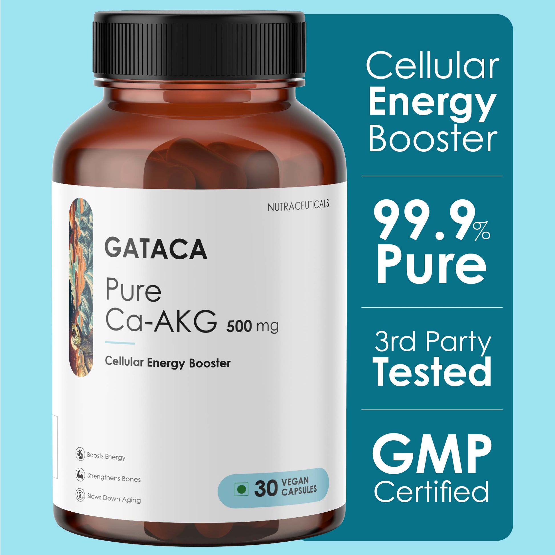 GATACA Pure Ca-AKG - 500 mg Capsules 