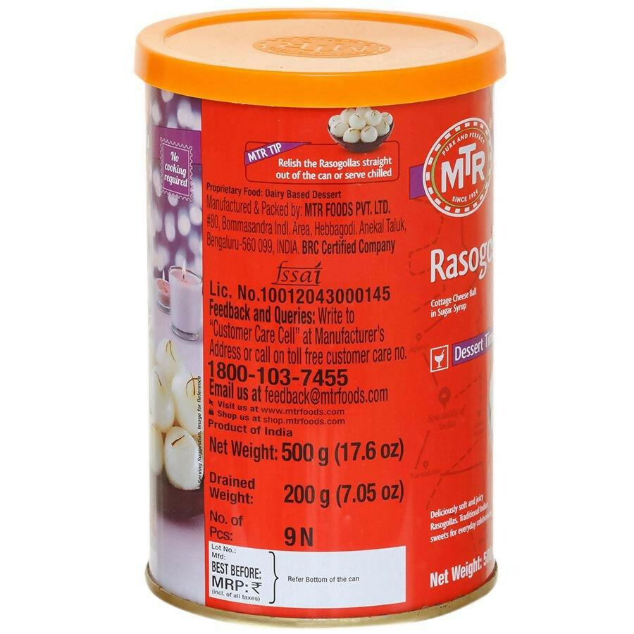 MTR Rasogolla Tin - Grab2buy