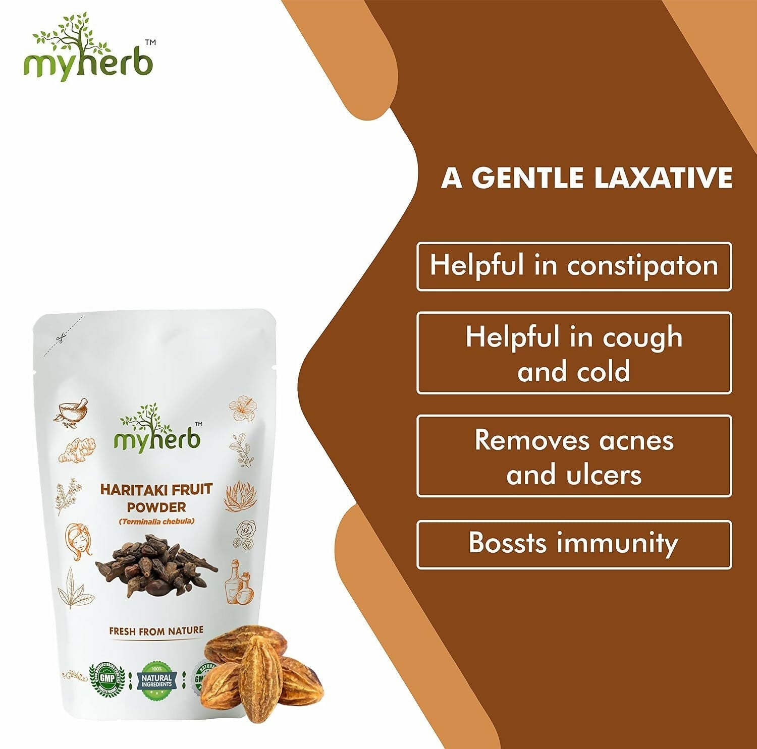 Myherb Natural Organic Haritaki Powder 