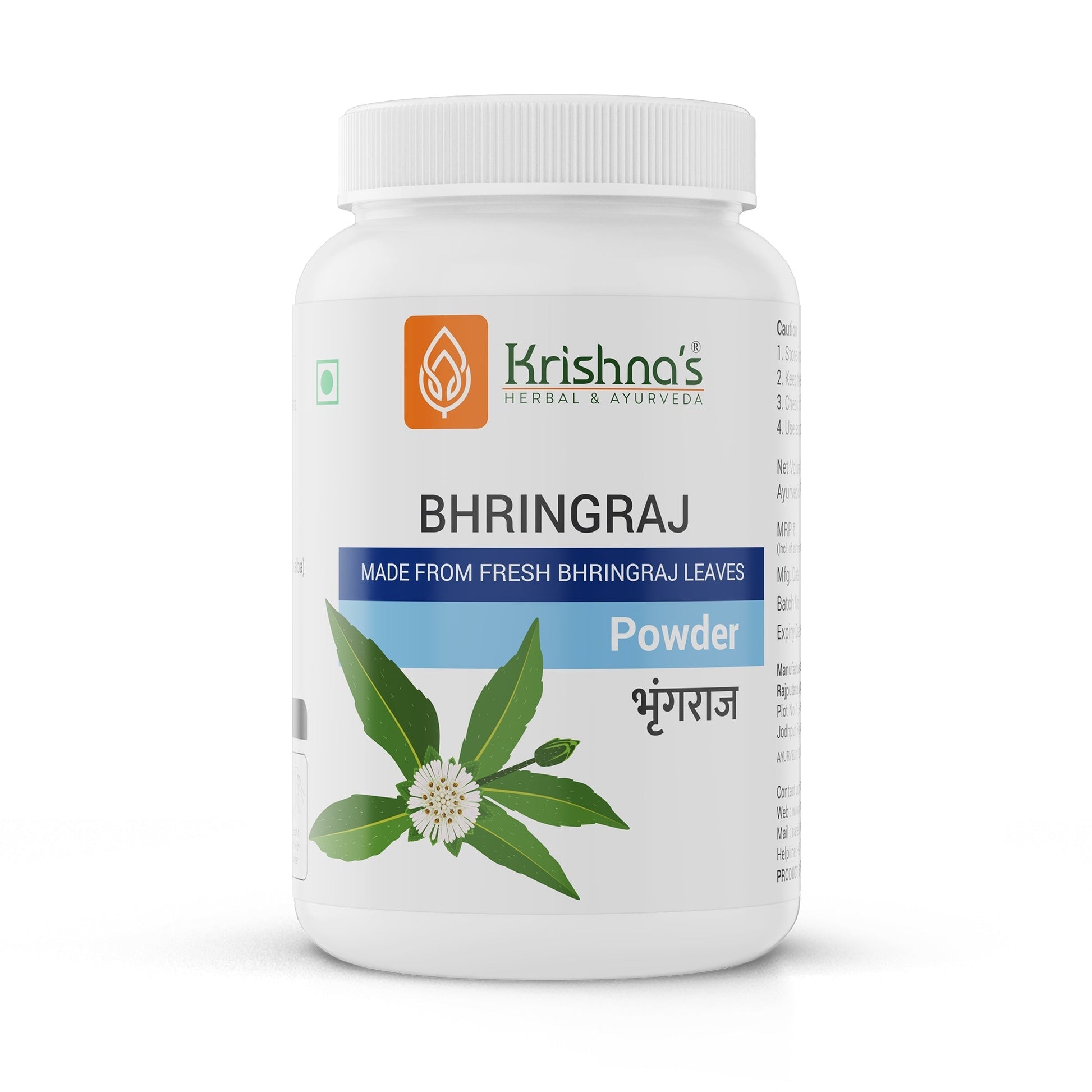Krishna'S Herbal & Ayurveda Bhringraj Powder 