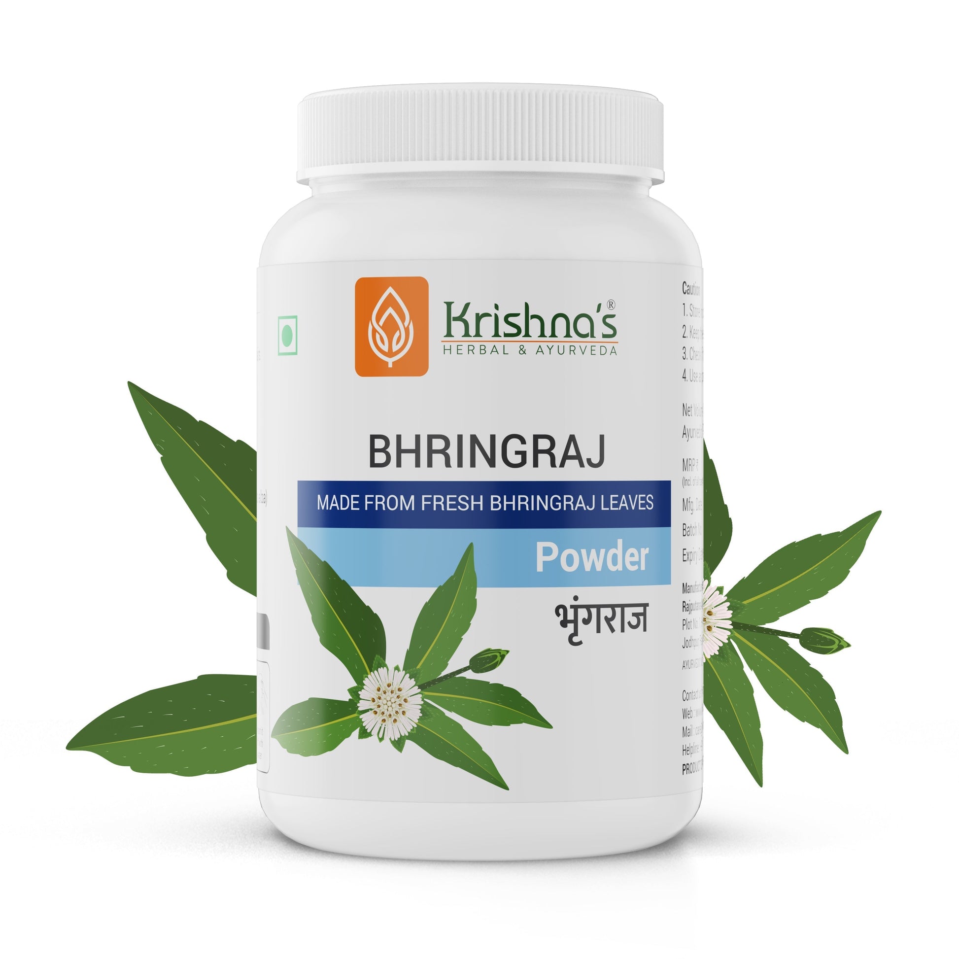 Krishna'S Herbal & Ayurveda Bhringraj Powder 