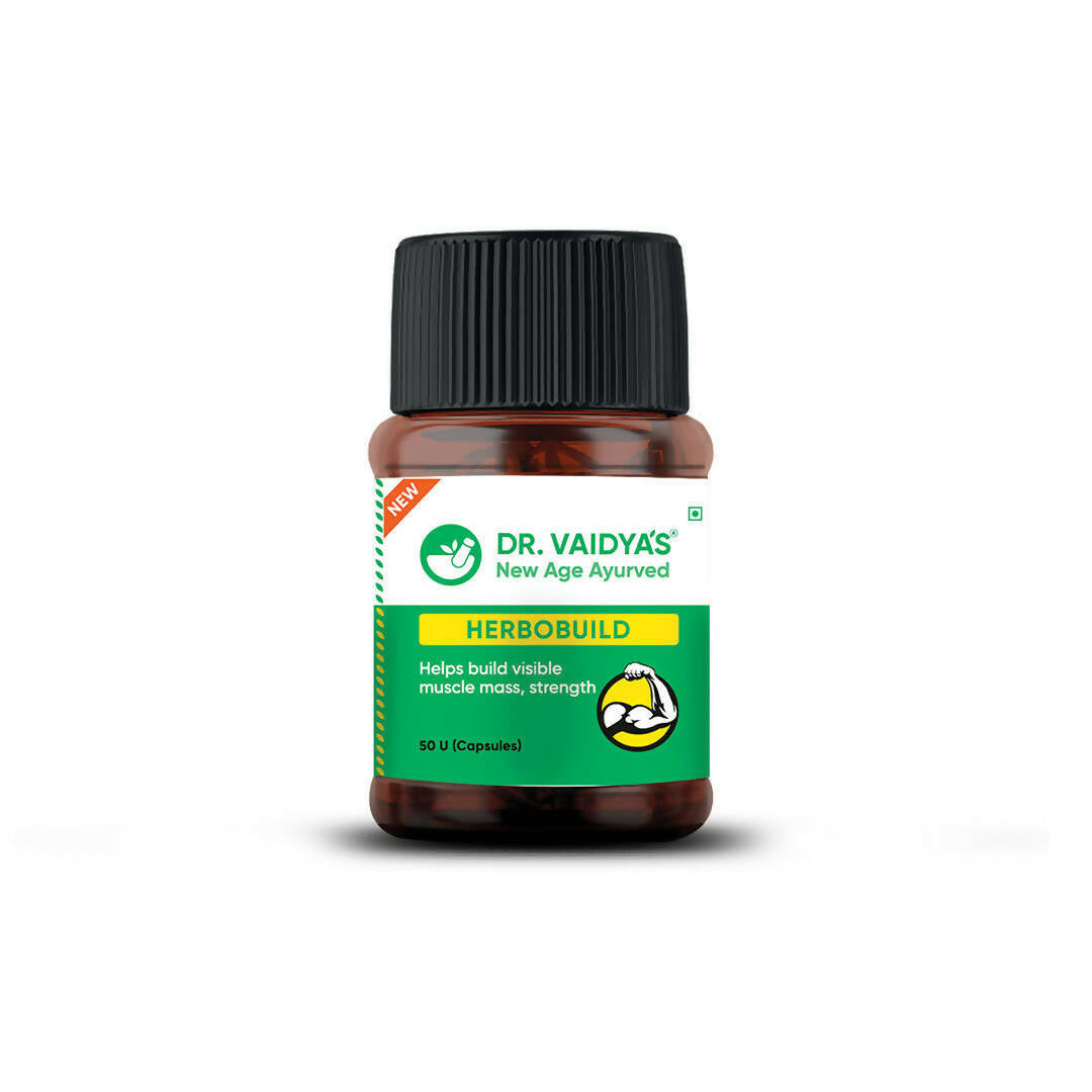 Dr. Vaidya's Herbobuild Capsules - Grab2buy