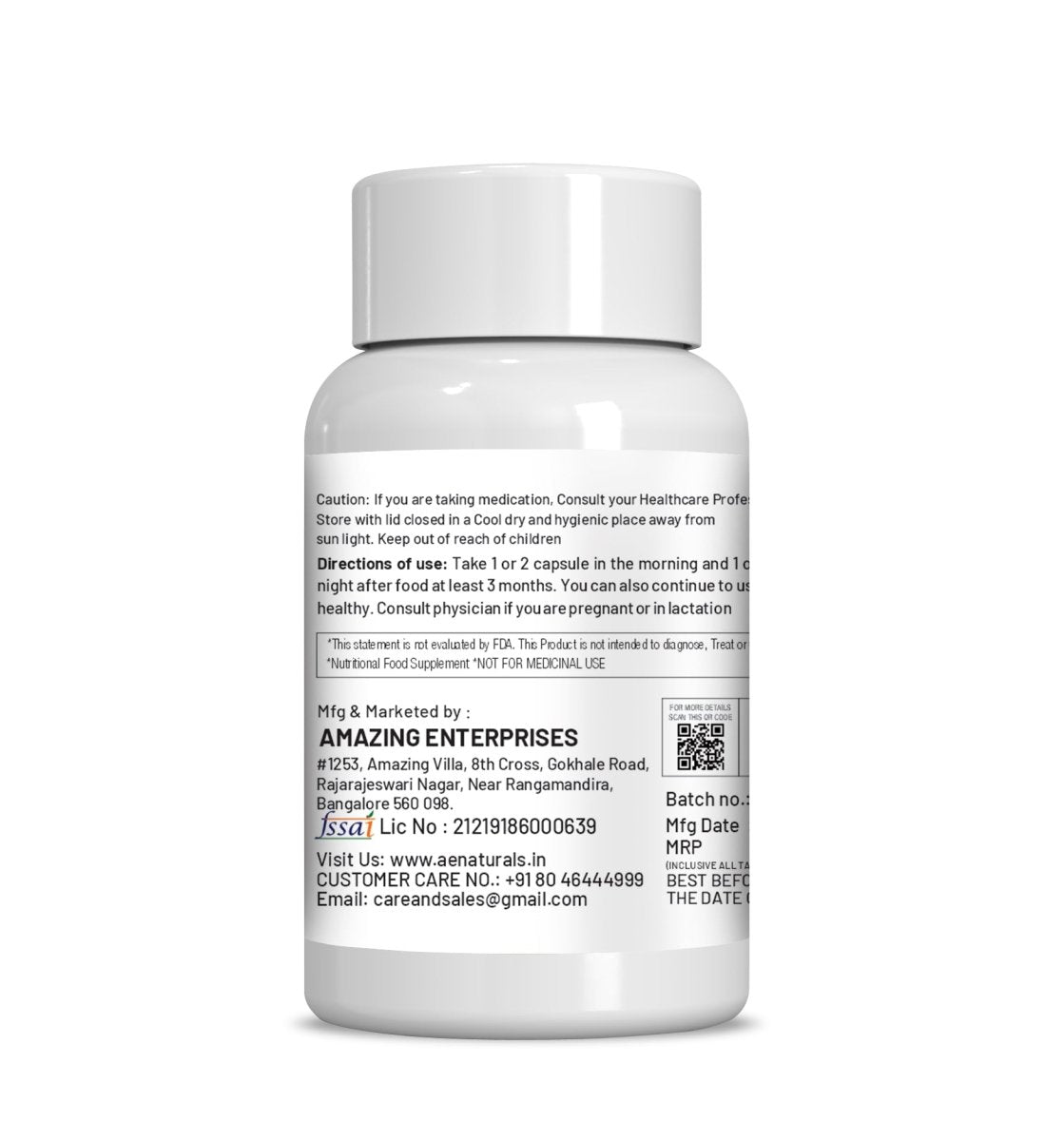 Ae Naturals Bilberry Capsules - Grab2buy