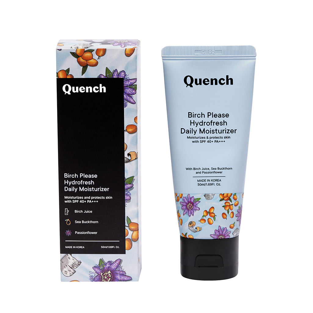 Quench Botanics Birch Please Hydro Fresh Daily Moisturizer With SPF 40+ PA++ - Korean Skincare 