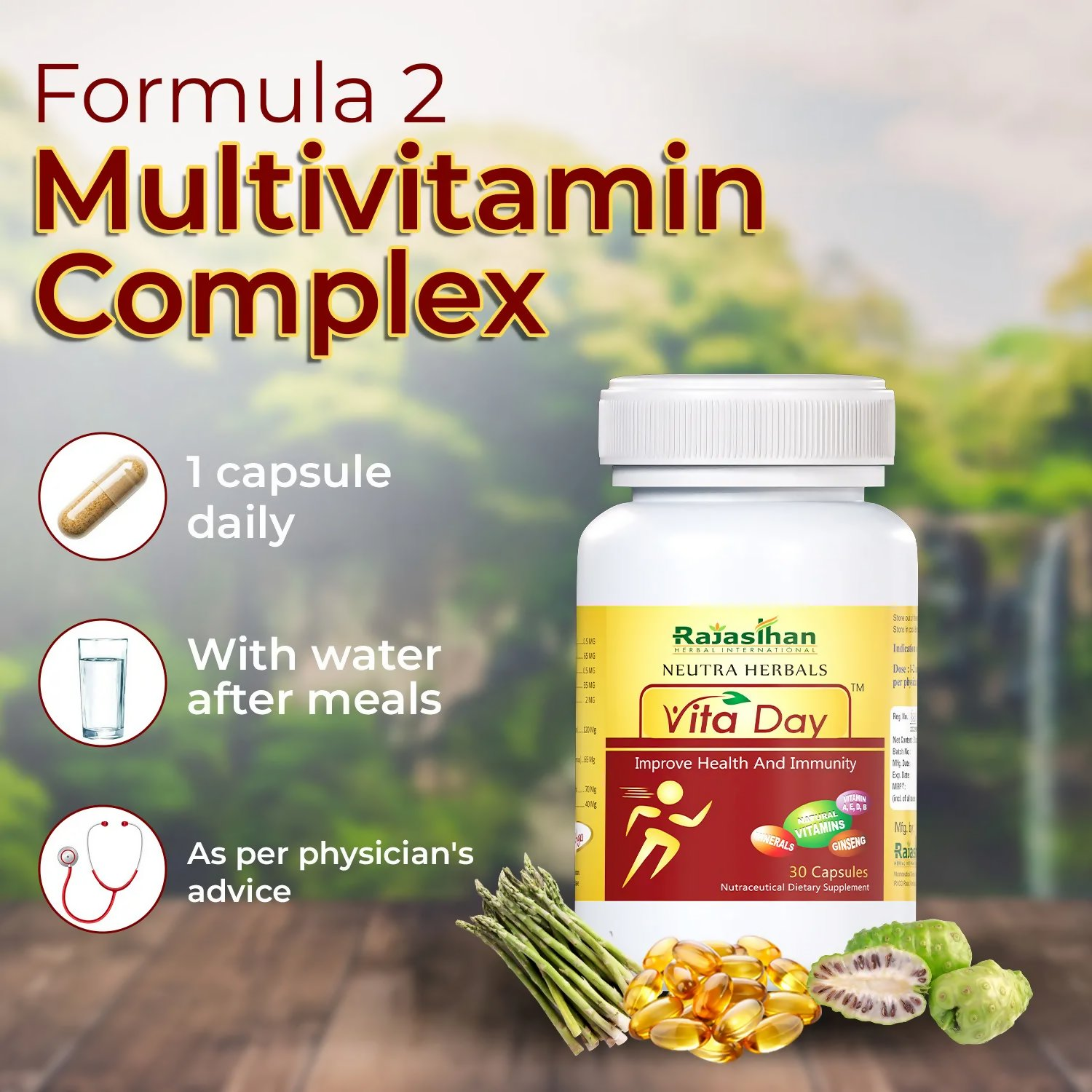 Rajasthan Herbals Neutra Herbals Vita Day Capsules 