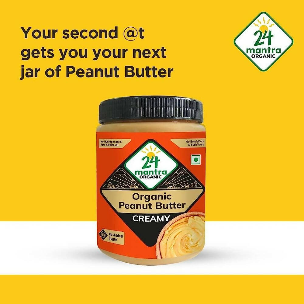 24 Mantra Organic Peanut Butter 