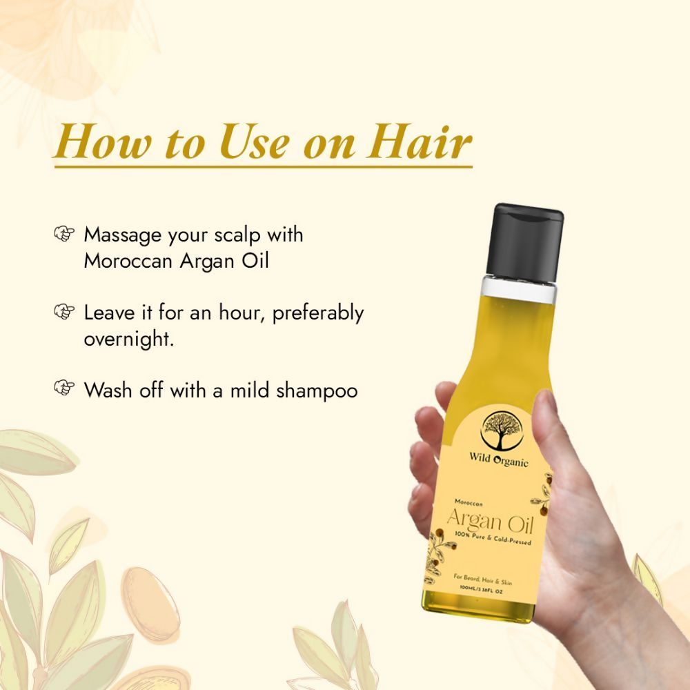 Wild Organic Cold Pressed Argan Hair Oil  Grab2Buy Wild Organic Grab2Buy