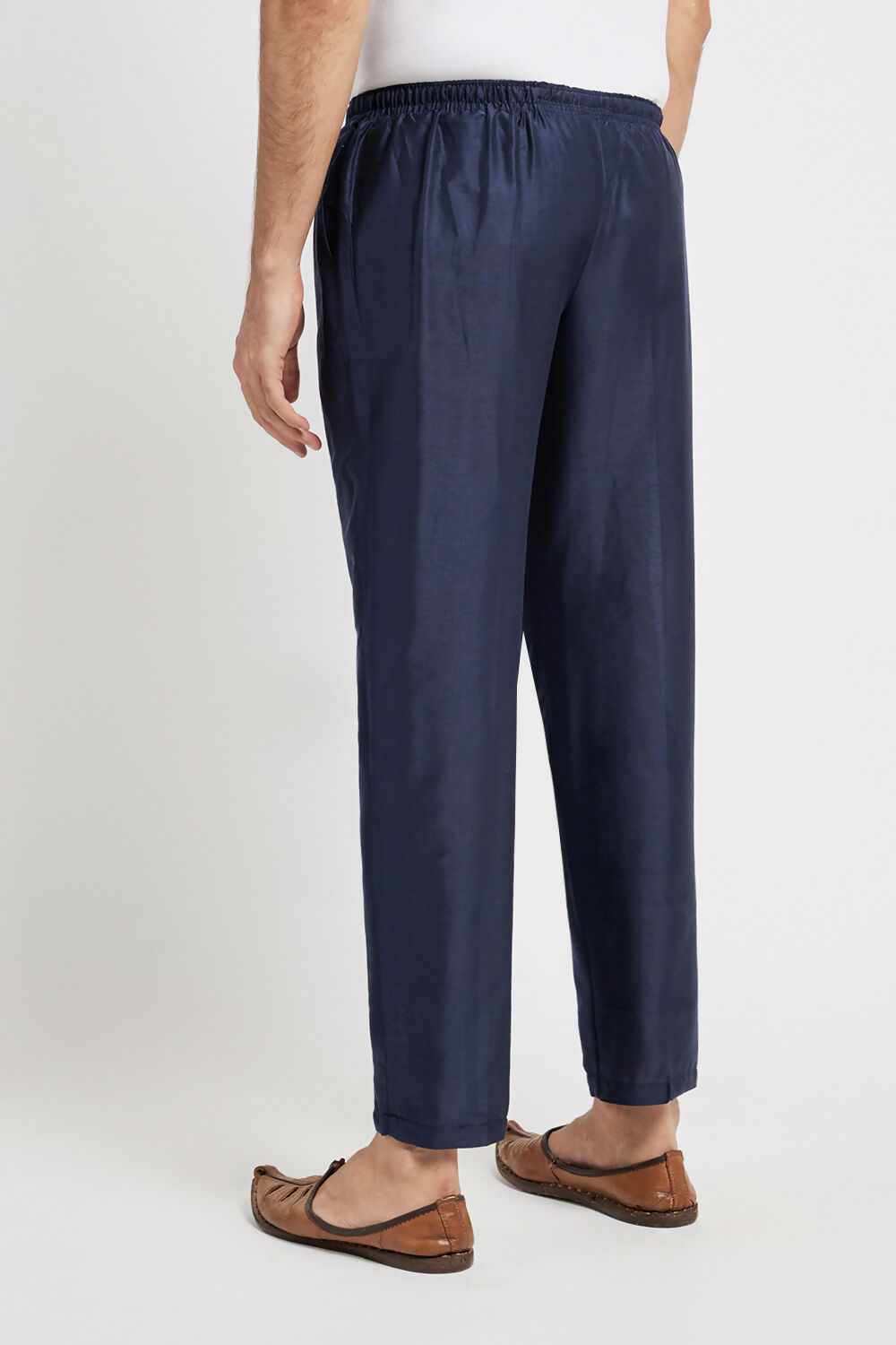 Ethnic India Blue solid Pant for Men 