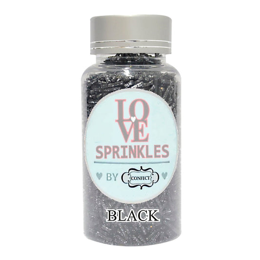 Confect Black Vermicelli Sprinkles
