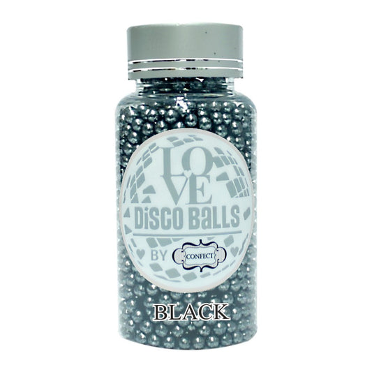 Confect Black Disco Balls Sprinkles 6 MM