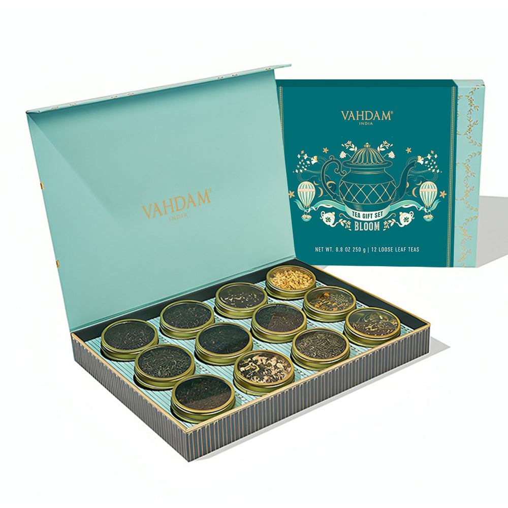 Bloom, Tea Gift Set, 12 Teas 