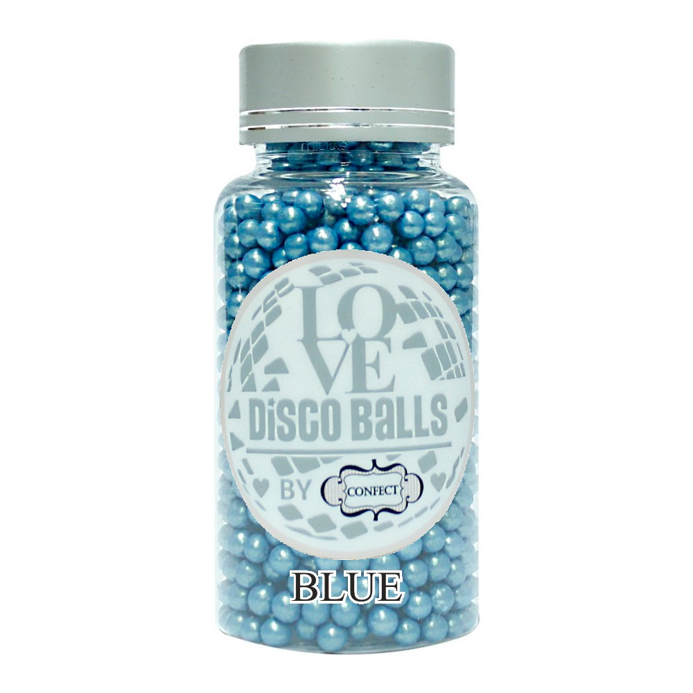 Confect Blue Disco Balls Sprinkles 5 MM