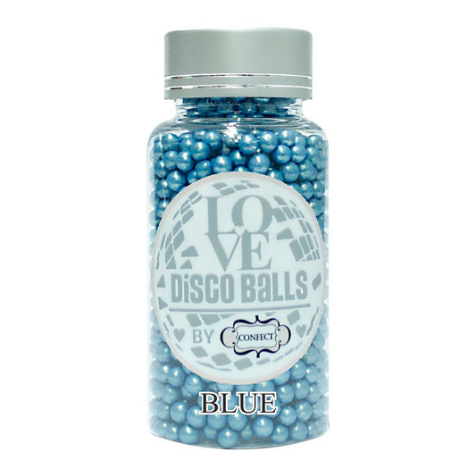Confect Blue Disco Balls Sprinkles 5 MM
