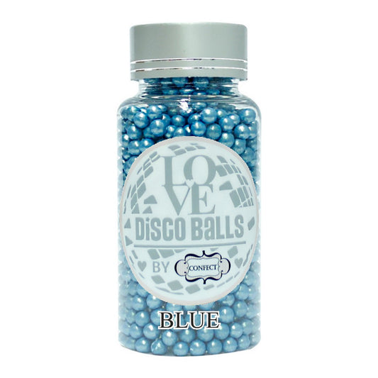 Confect Blue Disco Balls Sprinkles 6 MM