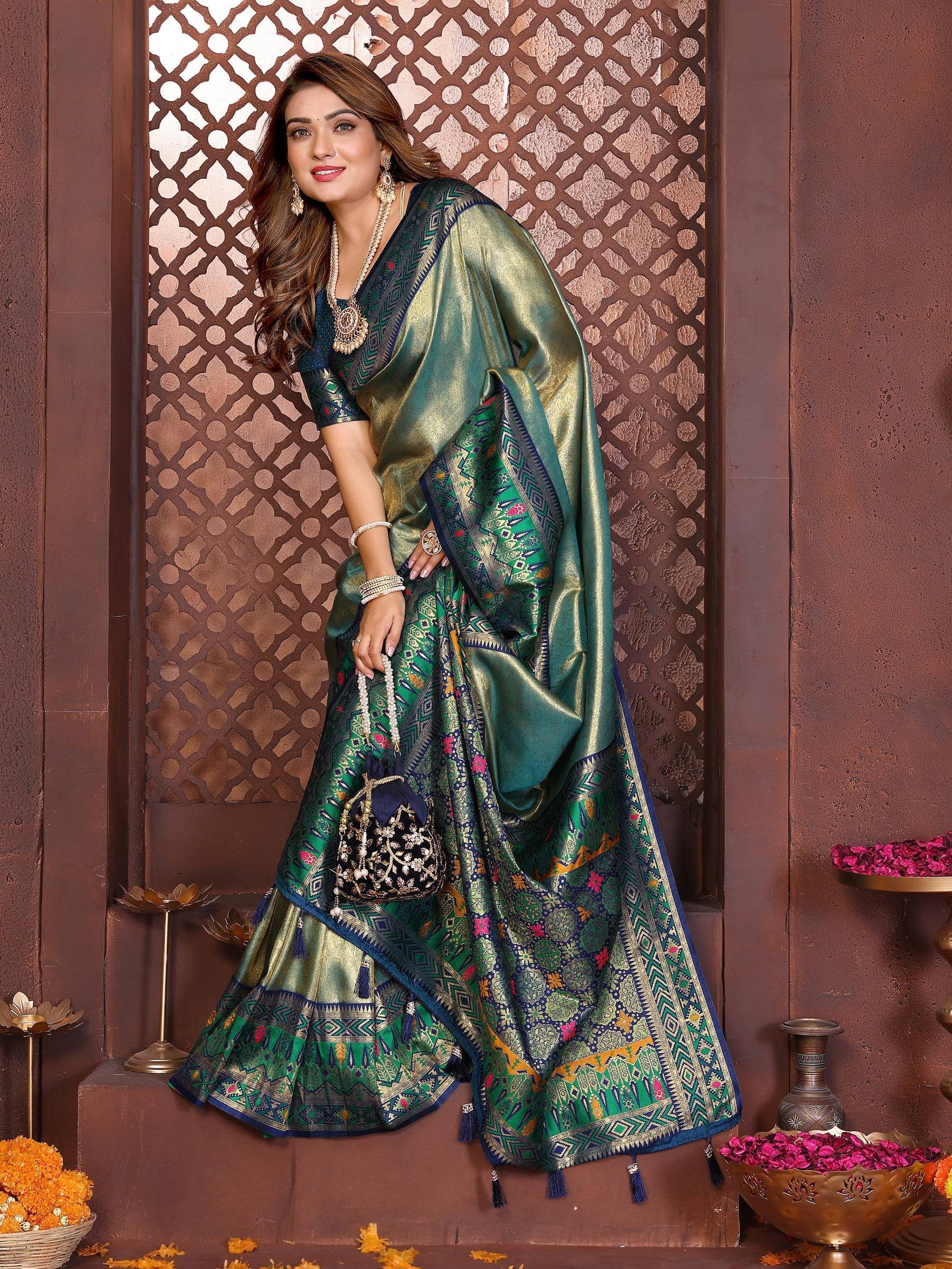 Anaita Banarasi Tissue Silk Saree