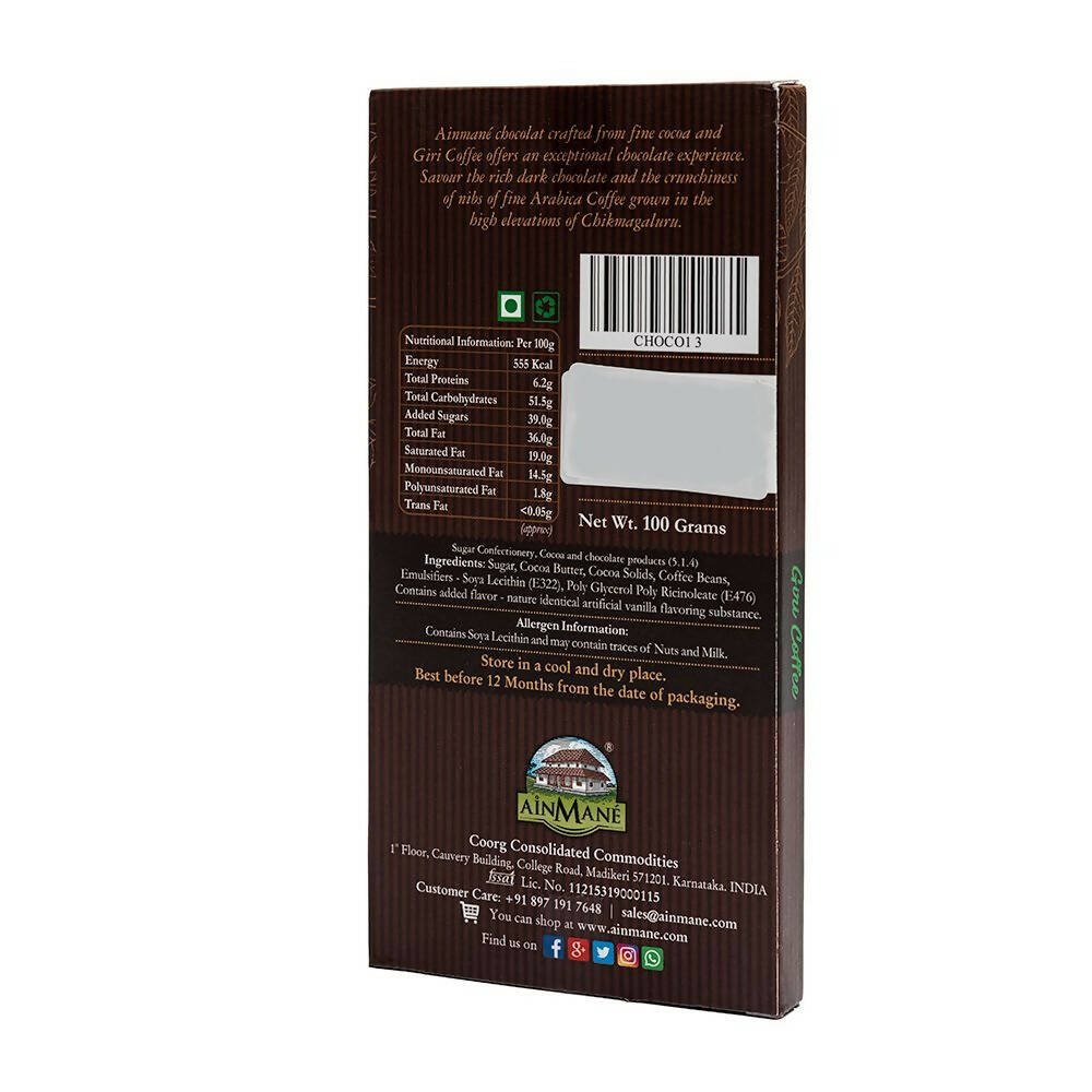 Ainmane Dark Chocolate 55% Cocoa - Grab2buy